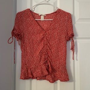 H&M Short Sleeve Blouse